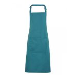 Colours Bib Apron with Pocket - pr154-teal
