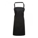 Colours Bib Apron with Pocket - pr154_black