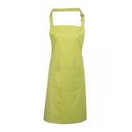 Colours Bib Apron with Pocket - pr154_lime