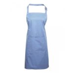Colours Bib Apron with Pocket - pr154_mid-blue