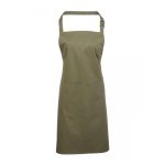 Colours Bib Apron with Pocket - pr154_olive
