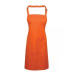 Colours Bib Apron with Pocket - pr154_orange