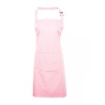 Colours Bib Apron with Pocket - pr154_pink