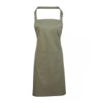 Colours Bib Apron with Pocket - pr154_sage