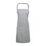 Colours Bib Apron with Pocket - pr154_silver