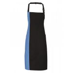 Contrast Bib Apron - pr162_black_sapphire_1