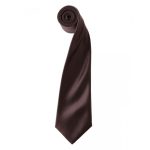 Colours Satin Tie - pr750-brown