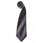 Colours Satin Tie - pr750-dk-grey