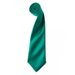 Colours Satin Tie - pr750-emerald