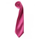 Colours Satin Tie - pr750-hot-pink