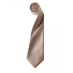 Colours Satin Tie - pr750-khaki