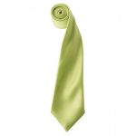 Colours Satin Tie - pr750-lime