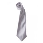 Colours Satin Tie - pr750-silver