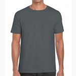 Adult Softstyle T-Shirt - GD01-G64000-charcoal