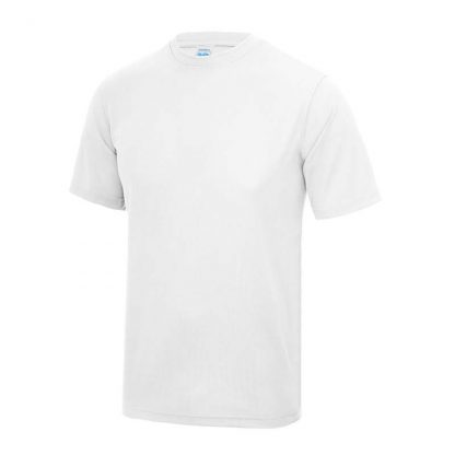 JUST COOL Polyester Cool T - JC001-ARCTIC-WHITE-(FRONT)