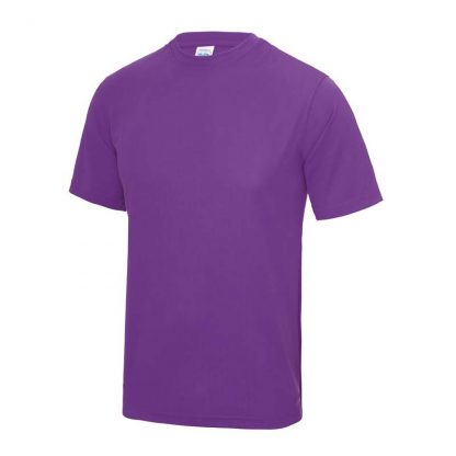 JUST COOL Polyester Cool T - JC001-MAGENTA-MAGIC-(FRONT)