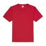 JUST COOL Polyester Cool T - JC001-RED-HOT-CHILLI-(FLAT)