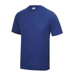 JUST COOL Polyester Cool T - JC001-ROYAL-BLUE-(FRONT)