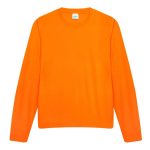 Long SLeeve Cool T-Shirt - JC002-ELECTRIC-ORANGE-(FLAT)