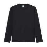 Long SLeeve Cool T-Shirt - JC002-JET-BLACK-(FLAT)
