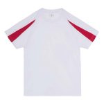 Contrast Cool T-Shirt - JC003-ARCTIC-WHITE_HOT-PINK-(FLAT)