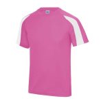 Contrast Cool T-Shirt - JC003-ELECTRIC-PINK_ARCTIC-WHITE-(FRONT)