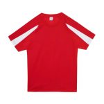 Contrast Cool T-Shirt - JC003-FIRE-RED_ARCTIC-WHITE-(FLAT)