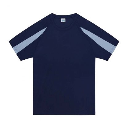 Contrast Cool T-Shirt - JC003-OXFORD-NAVY_SKY-BLUE-(FLAT)