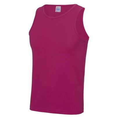 Polyester Cool Vest - JC007-HOT-PINK-(FRONT)