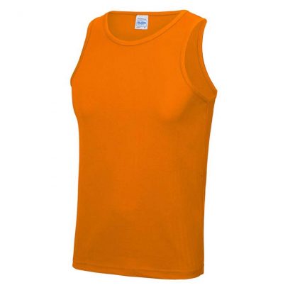 Polyester Cool Vest - JC007-ORANGE-CRUSH-(FRONT)