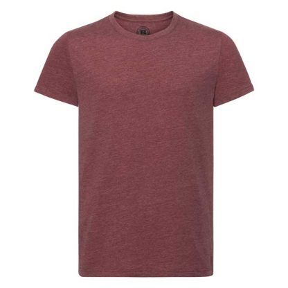 HD T-Shirt - Slim Fit, Soft Finish Poly-Cotton - JTA165 - R_165M_maroon_marl_front