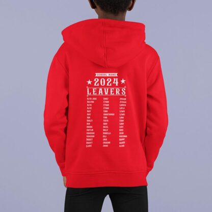 Leavers Printed & Embroidered Heavyweight Blend Set-in Hoody Sweat 