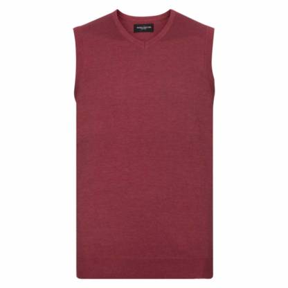 V-Neck Cotton-Blend Sleeveless Pullover - Image 6