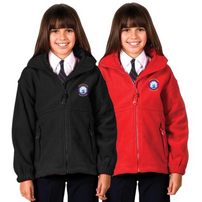 North Kelvinside Primary Full Zip Fleece Embroidered