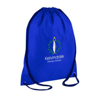 Kelvindale Primary School Draw String Gym Bag Printed