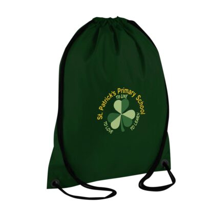 St Patricks Primary School Glasgow Draw String Gym Bag Printed