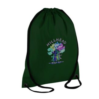 Hillhead Primary School Glasgow Draw String Gym Bag Printed
