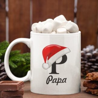 Santa Hat Family Christmas Mug for your Papa