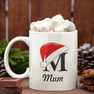 Santa Hat Family Christmas Mug for your Mum