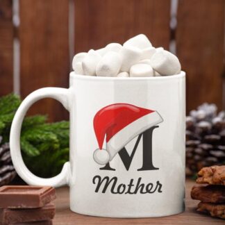 Santa Hat Family Christmas Mug for your Mother